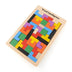 Wooden Multi-Color Tangram Tetris Toy