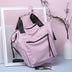 Nylon Waterproof Backpack Women Large Capacity Schoolbags Casual Solid Color Travel Laptop Backpack Teen Girls Bookbags - Minihomy