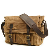 Retro Men's Shoulder Bag Computer Messenger Bag