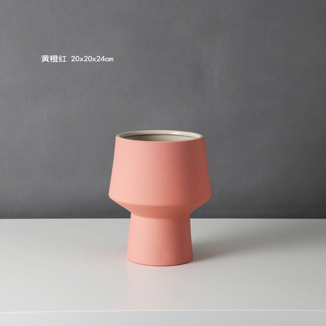 Nordic modern style ceramic vase - Minihomy