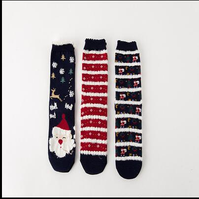 Cute Santa Claus Christmas Socks for Holiday Fun - Minihomy