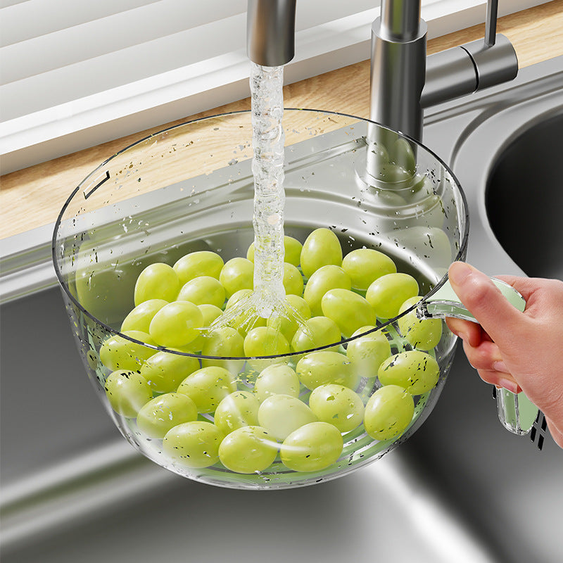 Multifunctional Drainage Basin For Domestic Kitchen Rice Fruit Washing Basket - Minihomy