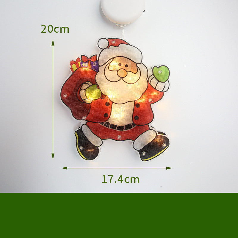 Christmas Decoration Lights Santa Snowman Elk - Minihomy