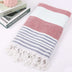 Cotton striped beach towel - Minihomy