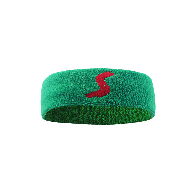 Polyester Cotton Sweat Headband Yoga Running Fitness Sweatband - Minihomy