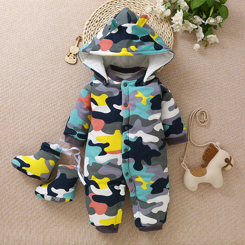 Warm Thick Baby Jumpsuit - Newborn Climb Clothes