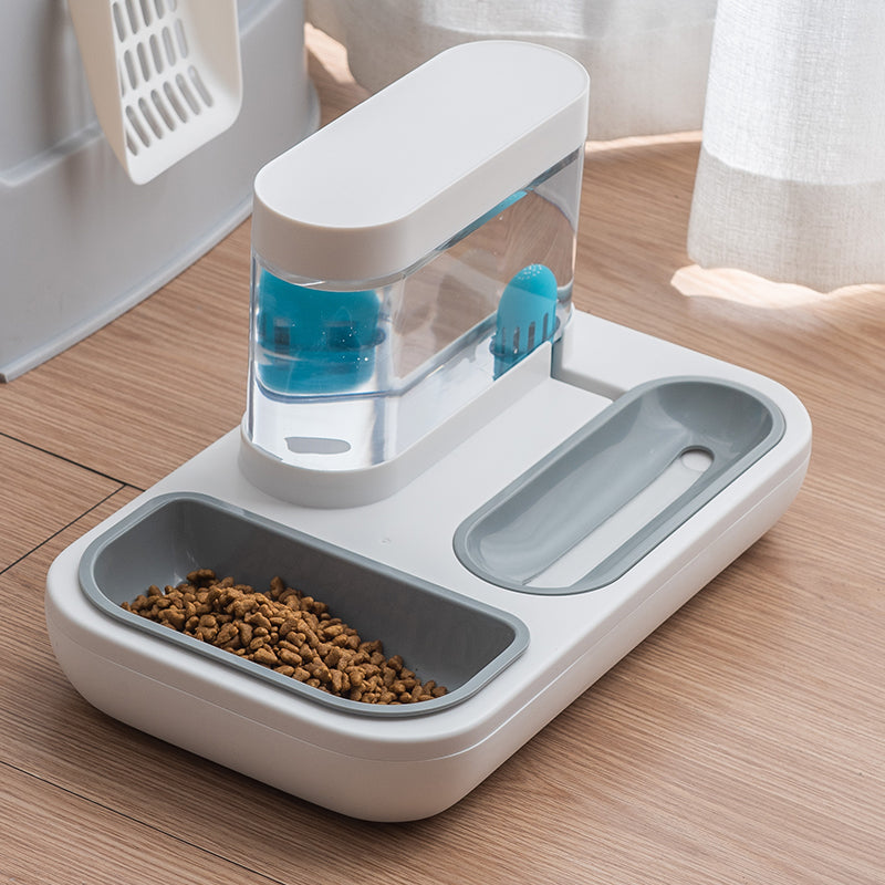 Automatic pet cat feeder water dispenser - Minihomy