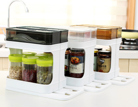 Kitchen Bathroom Storage Plastic Box - Minihomy