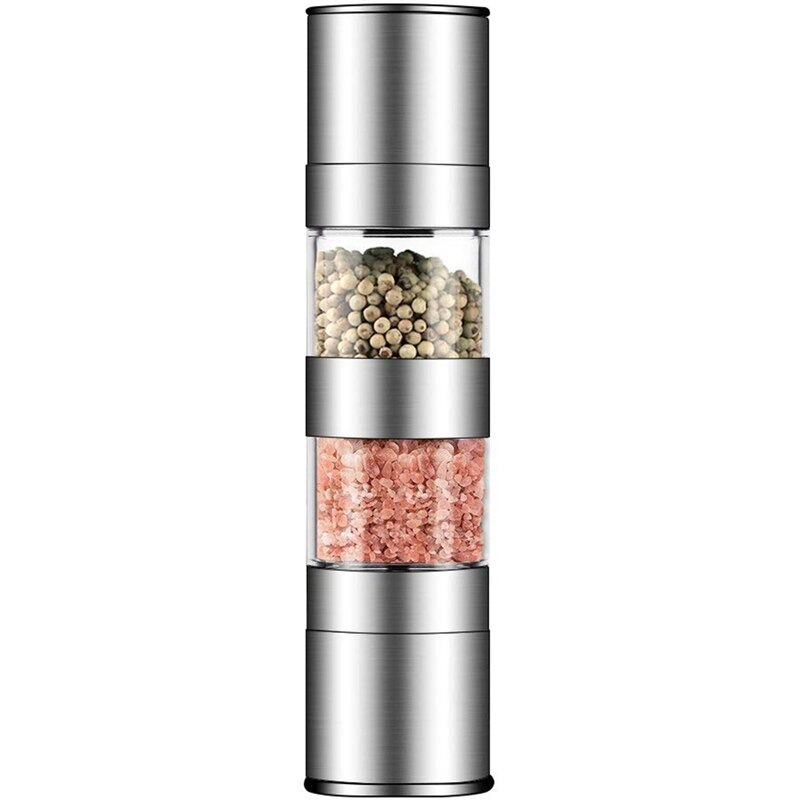 Multi-Layers Stainless Steel Pepper Mill Shaker Salt and Peper Grinder - Minihomy