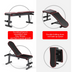 Multifunctional Adjustable Supine Board Fitness Equipment Folding Dumbbell Bench - Minihomy