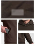 Men's Sports Loose Solid Color Plus Fleece Hooded Sweater - Minihomy