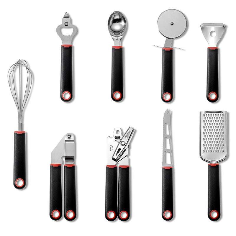 Creative Plastic Handle Stainless Steel Kitchen Utensils - Minihomy