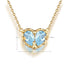 Women's Heart Shaped Crystal Necklace