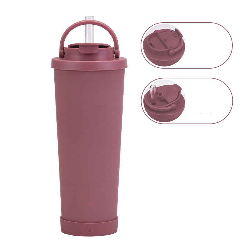 830ml Large Capacity Thermos Cup Convenient Handle - Minihomy