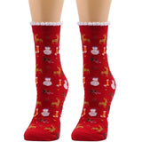 Autumn And Winter Plush Socks Christmas Socks Women's - Minihomy