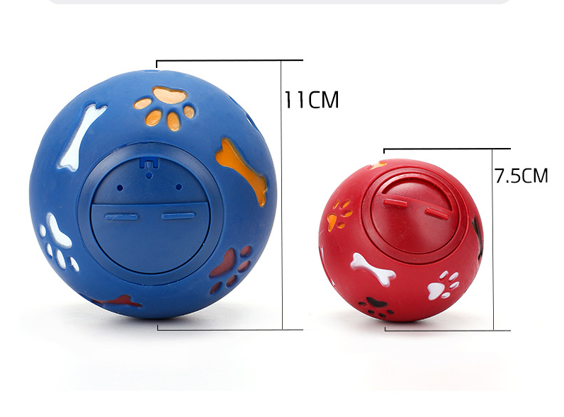 Pet Toy Bite Dog Leaking Puzzle Ball Size Multicolor Optional Milky Rubber Ball - Minihomy