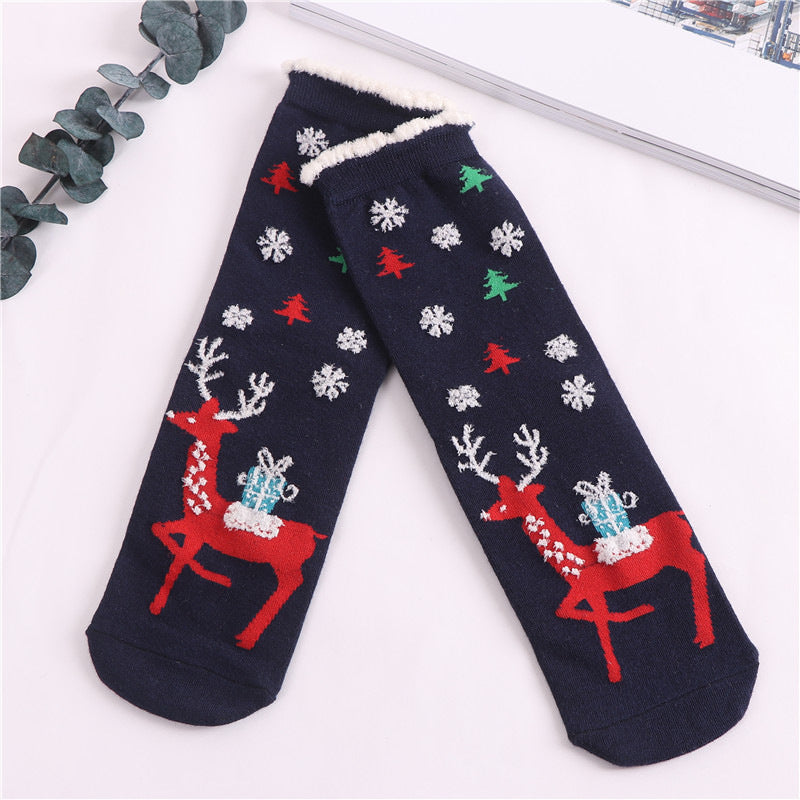 Cute Santa Claus Christmas Socks for Holiday Fun - Minihomy