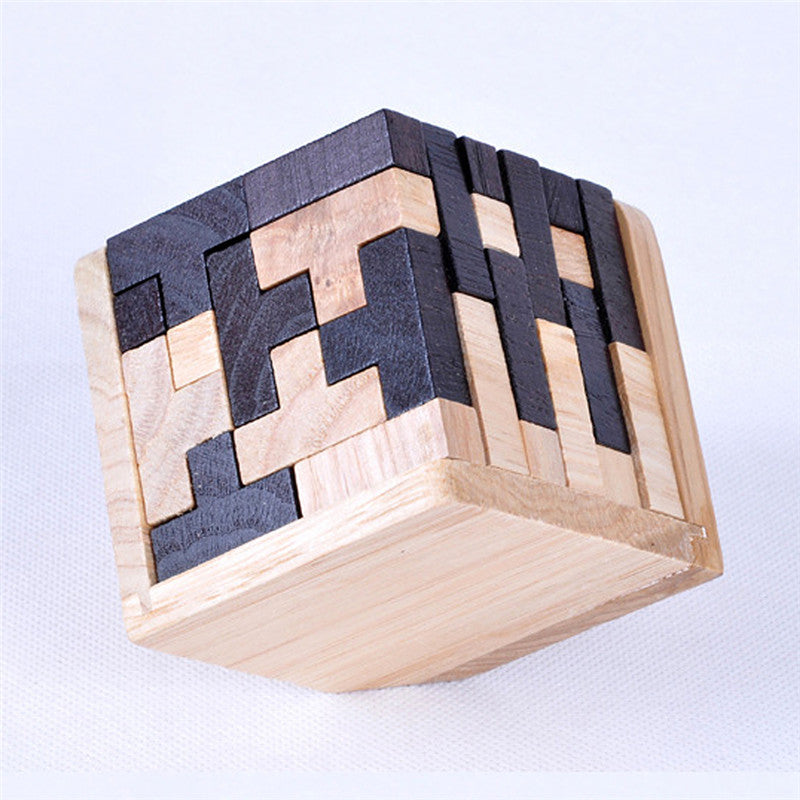 Creative 3D Puzzle Luban Interlocking Wooden Toy Early Educational Toys Puzzles - Minihomy