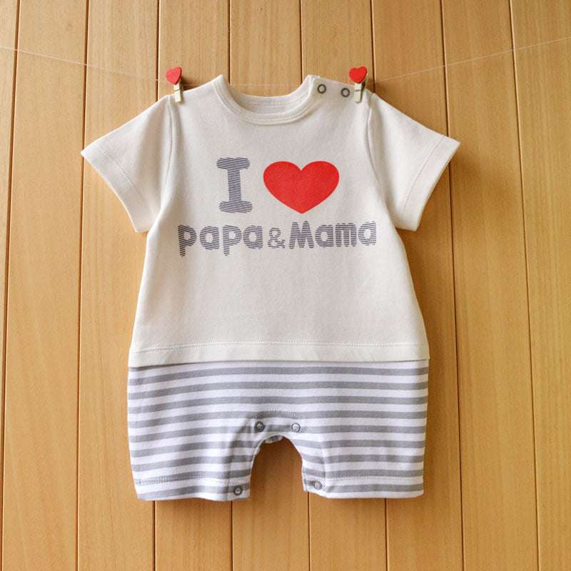 Baby Clothes Short Sleeve Baby Casual Onesies - Minihomy