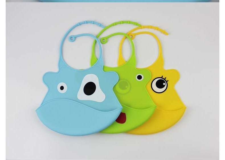 Baby bibs waterproof silicone feeding baby saliva towel  newborn cartoon waterproof aprons Baby Bibs - Minihomy