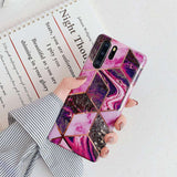 Electroplated marble mobile phone case - Minihomy