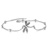 925 Sterling Silver Dragonfly Bracelet Dragonfly Jewelry for Women Girls Gifts - Minihomy