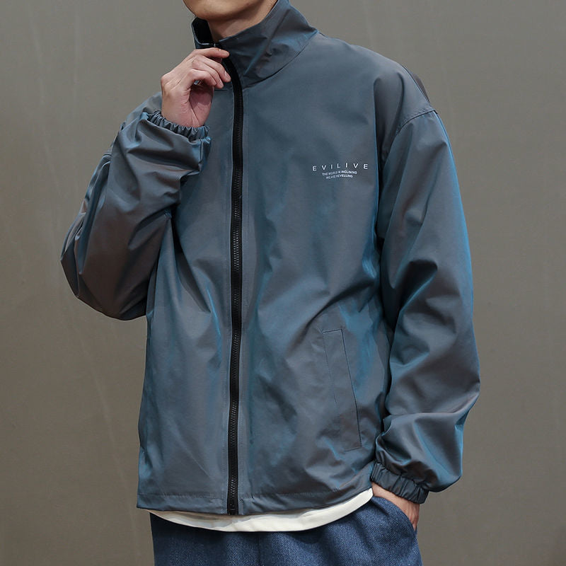 Gradient workwear jacket men - Minihomy