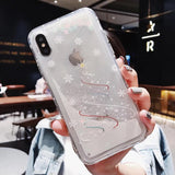 Compatible with Apple Snowflakes Sands Mobile Shell Christmas - Minihomy