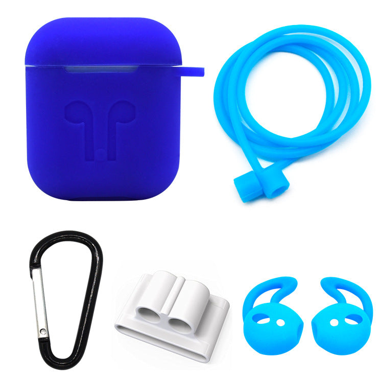 Compatible with Apple Applicable airpods thick bluetooth headset charging box anti-fall silicone storage box - Minihomy