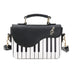 Music Lovers Piano Shaped Bag - Minihomy