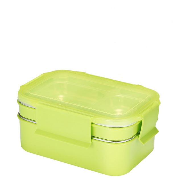 Lunch Box For Kid Bento Box For Student Food Container With Tableware - Minihomy