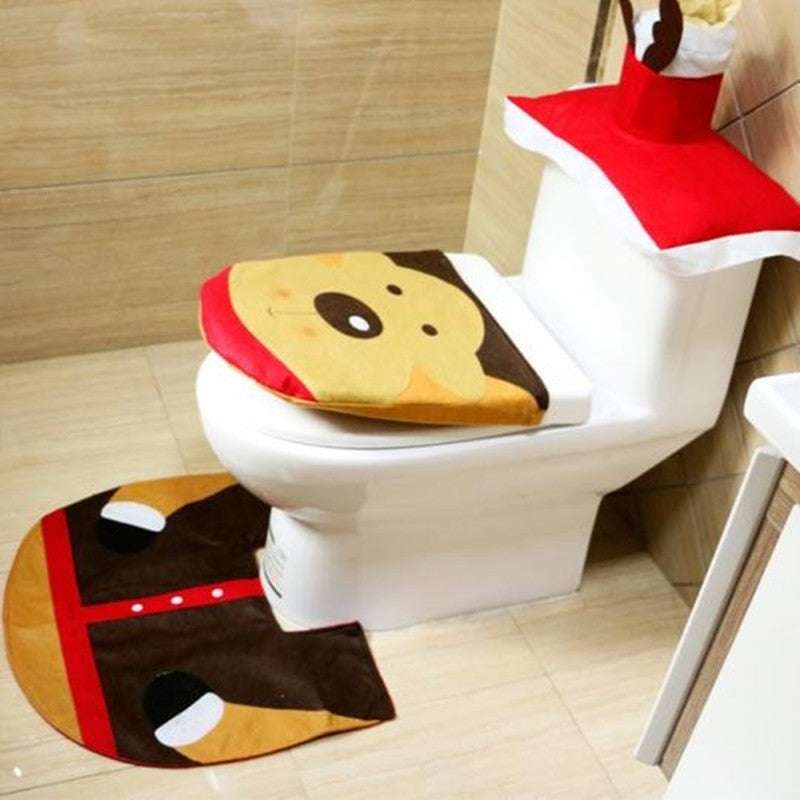 Christmas Toilet Seat Cover - Minihomy