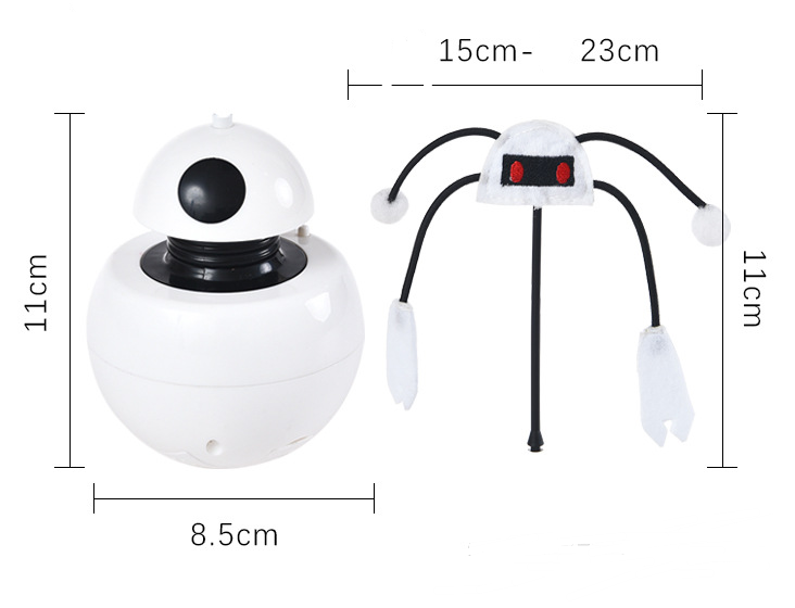 Three in one robot tumbler laser cat toy - Minihomy