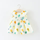 Pineapple print baby dress - Minihomy