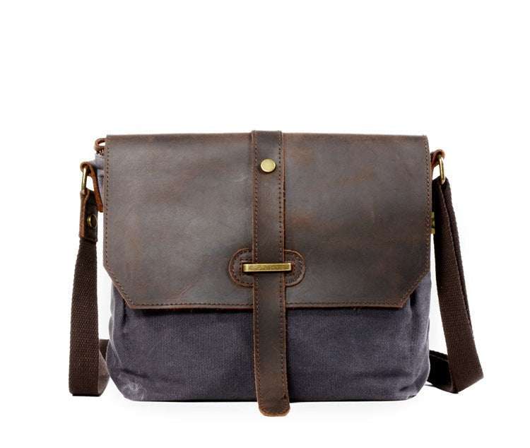 Men's canvas shoulder bag - Minihomy