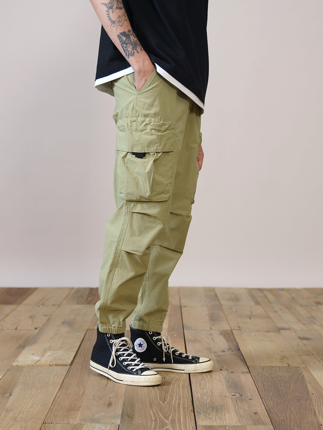 Autumn Multi-bag Tooling Trousers Casual Cropped Trousers Men - Minihomy