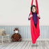 Kids  Cotton Outdoor Indoor Swing Hammock For Cuddle Up To Sensory Child Therapy Soft Elastic Parcel Steady Seat - Minihomy