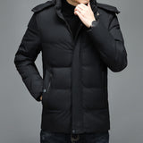 Men's Plus Size Thick Warm Down Coat - Minihomy