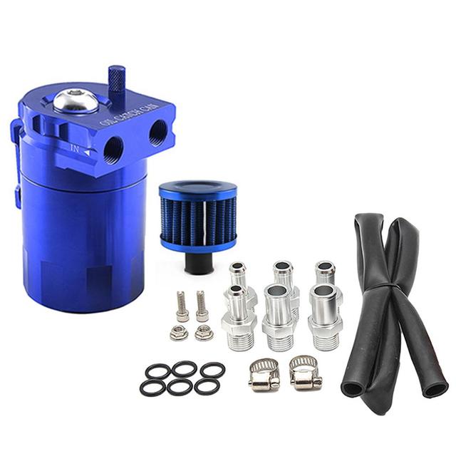 Car Modification Parts Aluminum Alloy Oil Can Breathable - Minihomy