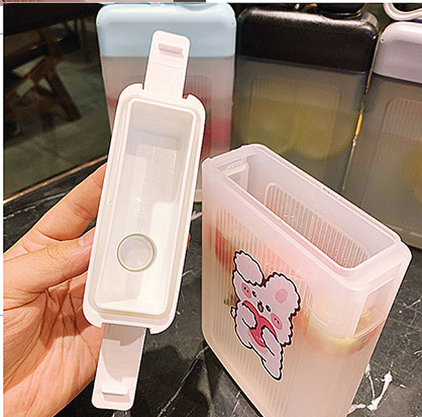 Korean Version Of Simple And Square Frosted Plastic Cup - Minihomy