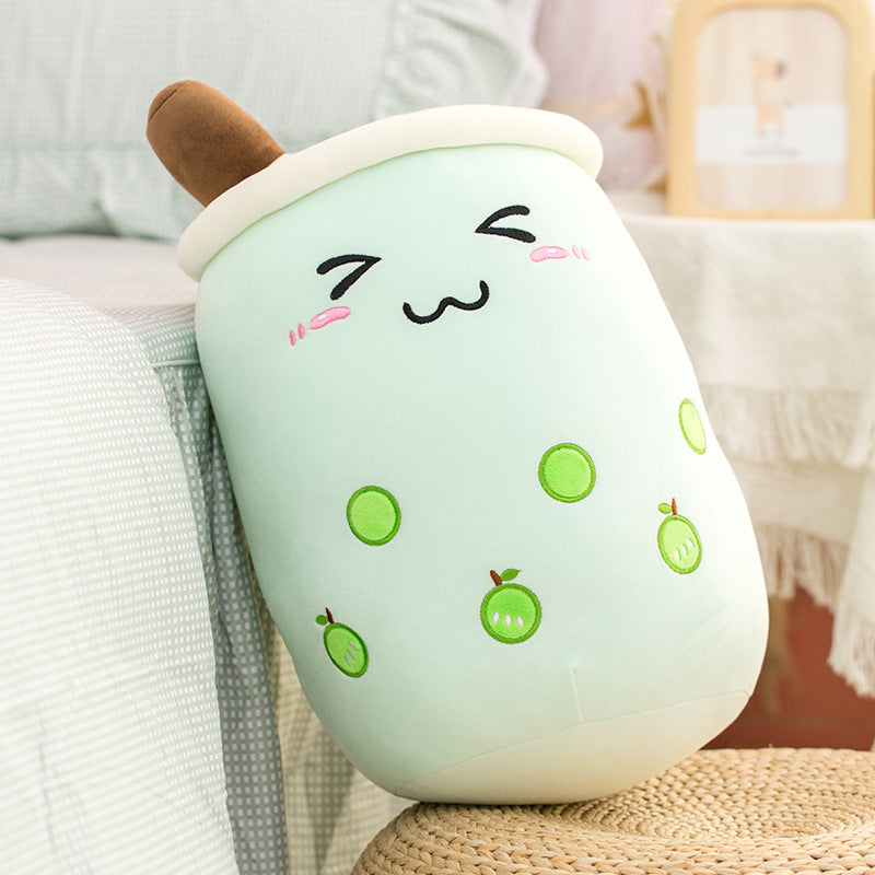 Pearl Milk Tea Pillow Bubble Tea Plush Toy - Minihomy