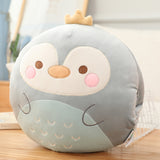 Cartoon Dinosaur Pig Bear Penguin Hands Warm Pillow Down Cotton - Minihomy