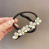 Net Red Pan Hair Pearl Diamond Braided Hair Style Hairpin - Minihomy