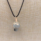 Winding Small Mushroom Natural Stone Necklace