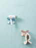 Bathroom hair dryer rack free punch hook bracket - Minihomy