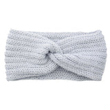 Knitted Cross Headband Ear Protection Braided Headband - Minihomy