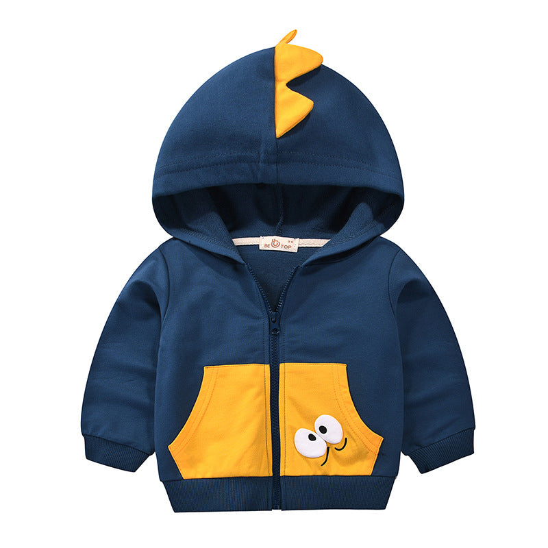 Children's Sweater Boy Jacket Baby Spring And Autumn Clothing - Minihomy