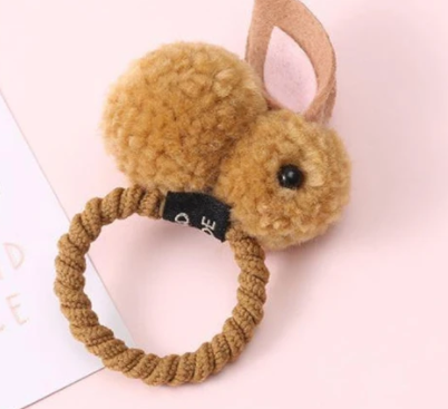 Hair ball rabbit hair ring - Minihomy