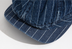 Japanese Retro Washed Denim Casual Striped Cap Women - Minihomy