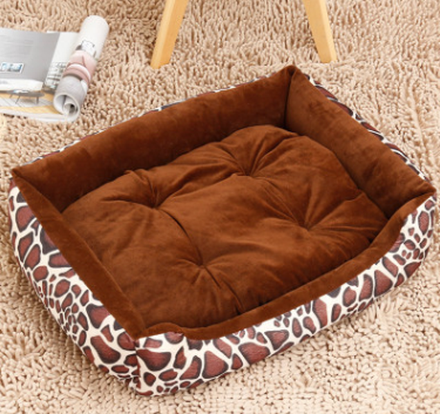 Kennel pet supplies in the large dog pet nest Golden Retriever dog bed autumn and winter cotton dog mat - Minihomy